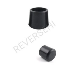가구 소음 방지 의자발커버 원형 고무발 보호캡 검정색 22mm