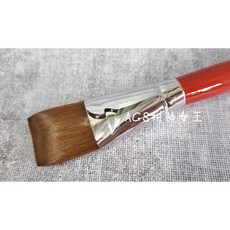 AGS拼貼大平筆【AGS手作新玩家/拼貼女王】藝術拼貼/餐巾紙/蝶古巴特專用筆刷, 1個, 筆寬約3cm