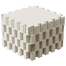 펫샵 반려동물 퍼즐매트, 아이보리, 20개