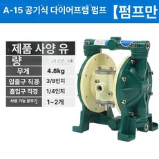 도장 기계 분사기 고압 코팅 도색기 압력 도료 페인트장비, A-15 공압 펌프 본체