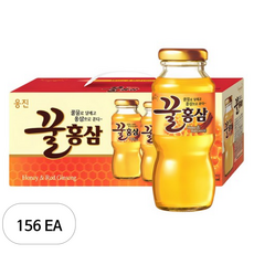 웅진 꿀 홍삼 혼합 음료, 180ml, 156개