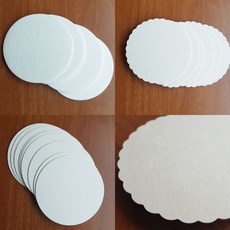 이엘쇼핑 종이 컵받침 코스타 인쇄가능 판촉물 컵 받침, 무결