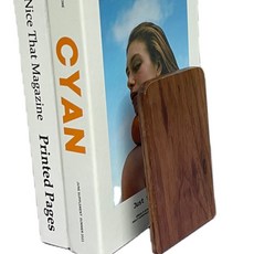 비치우드 원목 북엔드 책상 책꽂이 스퀘어형 책고정대 원목북엔드 책칸막이 데스크테리어