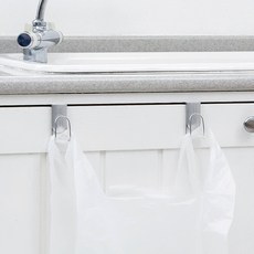 싱크대 비닐봉지걸이 주방선반 후크, 싱크대 비닐봉지걸이 후크 [K-821]