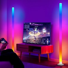 Shipshape LED 네온사인 무드등 인테리어, 화이트-높이1500mm