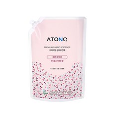 [아토앤오투] 프리미엄 섬유유연제 리필형 (코튼파우더향) 1L 아기옷 신생아옷, 1