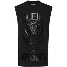 플레인스포츠 로고 프린트 탱크 탑