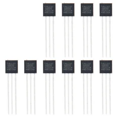 5/10/50 개/몫 센서 전자 칩 DS18B20 TO 92 온도 IC Diy, 02 10PCS