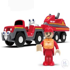 더블H샵 기차놀이 장난감 소방차
