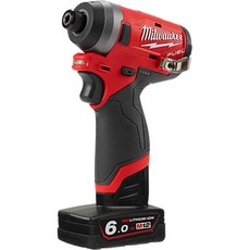 Milwaukee 美沃奇 M12 FID-632C 12V 鋰電無碳刷衝擊起子, 1個, 全配3.0+6.0電池+充+原廠工具袋