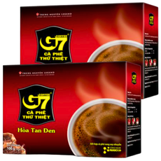 베트남 쭝웬 G7 블랙커피, 2박스, 50개입, 2g