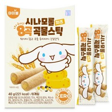 아텍스 시나모롤 8곡 곡물스틱 크리스피롤, 40g, 2개