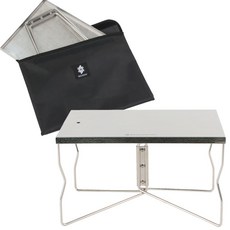 오렌지캠핑 쿨러스탠드 워터저그 쿨러 캠핑 받침대 알루텍 상판세트, 실버, 1개, 1단