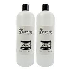 포프랑 식기세척기세제 거품이 적고 물때 남지않는 깔끔한 세척 1L*2개, 2개, 1L