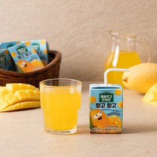 신세계푸드 올바르고 반듯한 망고망고주스, 24개, 120ml