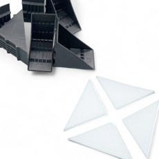 유리 액자 모서리 코너 안전가드 기둥보호 손상 깨짐 기스 스크래치 방지 보호대 1개, 화이트 1개 (2mm)