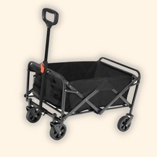 (수담스토어) 접이식 캠핑 웨건 많이실리는 대형 카트 70L 75 48 45cm