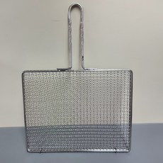 남문종합주방 국산 스텐 접석쇠 손잡이 석쇠 영업용 숯불 바베큐 구이용 직화 캠핑, 1개