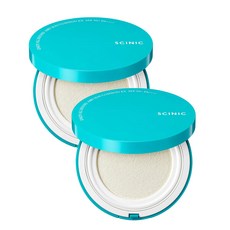 엔조이 올라운드 에어리 쿨링 썬쿠션 EX SPF50+ PA++++ 싸이닉쿠션 싸이닉썬쿠션 얼굴 바디 선쿠션, 25g, 2개