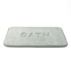 깔끔한 영문글씨 연민트 욕실발매트 60x40cm 미니러그