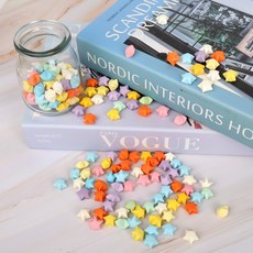 색종이 종이접기 완제품 혼합컬러 별모양지