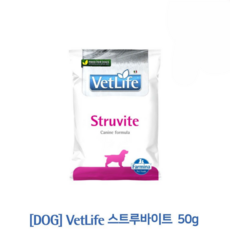 파미나 VetLife 처방식 DOG 스트루바이트 50g Farmina Korea, 1개, 유리너리+결석