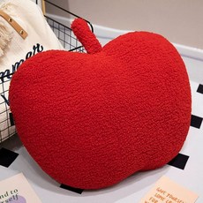 사과 쿠션 뒤여운 등받이쿠션 허리쿠션, 레드애플