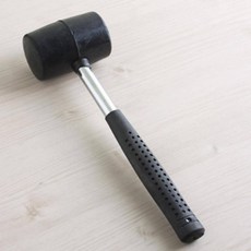 힐링스토어 고무망치 300g 가죽공예망치 가죽공예도구