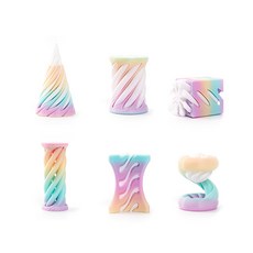 불가능한통과 피젯 퍼즐 3D프린터 6종세트 V2, 1세트, 레인보우 캔디(P032) 1세트, 레인보우 캔디(P032)