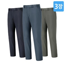 [3장세트] 남성 데일리 고스판 아이스 썸머 팬츠 SWP017 허리조절 밴딩 여름 등산 외출복 바지 출근복 비즈니스 골프 아웃도어 현장복