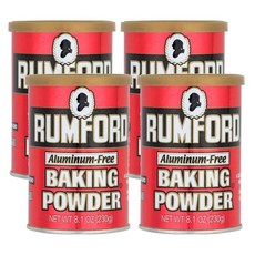 Rumford 럼포드 베이킹 파우더, 230g, 4개