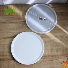 쿠쿠스토어 시멘트 화분 실리콘 몰드 DIY 테라조 식물 원형 콘크리트 양초 컵 베셀, 01 Large Tray Mold