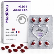 메디바우 아이케어 플러스 강아지 눈영양제 오메가3 루테인 백내장, 30정, 눈물개선/눈건강, 1개