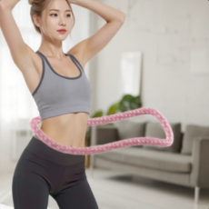 마이룸템 접이식 소프트 훌라후프, 핑크, 1개, 1.5kg