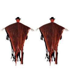 할로윈 장식 소품 행잉 데코 호박 해골 인형 장식 세트, 호박+호박