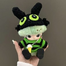 팝마트 디무 새로운 시작의 일기 시리즈 니트 모자 스웨터 가방 세트 인형옷 인형제외, 스트라이프 스웨터-인형 제외, 디무에 적용됨