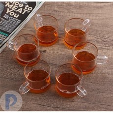 내열유리 찻잔 세트 120ml 찻잔세트 손님용찻잔 머그컵 컵세트 카페유리잔