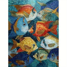 페인팅 키트 원형 아크릴 프레임 아트 공예 벽장식용 즐거운 선물, 1개, 7. 40x50 Full Round