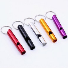 열쇠고리 호루라기 호각 키링 호신 체육쌤 미니 품 피리, 퍼플