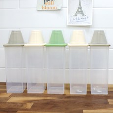 사각 잡곡용기 시리얼통 다용도 잡곡통 곡물 잡곡보관용기, 혼합, 5개 혼합, 5개