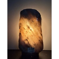 國寶級深藍鹽燈 2.5kg 深藍夾晶化 每一面意境有一夠美 能量有夠強, 1個, 搭配開關電線, 深藍, 搭配開關電線