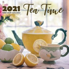 Tea Time 2021 Mini Wall Calendar Paperback, Wall Publishing, English, 9781713901907