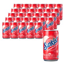 Sunkist 香吉士 葡萄柚汽水, 190ml, 30罐