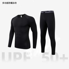 DFMEI 泳衣套裝男全身防曬長袖長褲泳褲衝浪浮潛水母潛水服速幹游泳衣夏