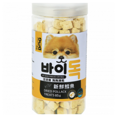 韓國汪洽普 凍乾零食 寵物零食, 鱈魚, 90g, 1個