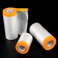 마스킹 비닐테이프 25M 비닐테이프 마스킹테이프 칠보호 커버링테이프 페인트비닐, 55cm