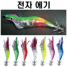 가네시마 전자에기 쭈꾸미 루어 에깅 왕눈이 집어등 오징어채비, 예이로, 1개, 3kg