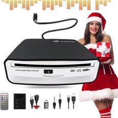 업그레이드된 추가 액세서리가 된 차량용 USB CD DVD 플레이어 AUX TypeC 라디오 연결이 외장 휴대용 안이드 내비게이션TV 플러그 앤 플레이를 위한 통합 스테레오, Car CD Player