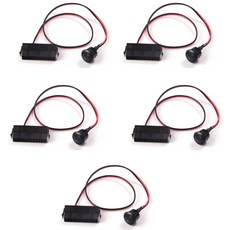 5PCS 24 핀 여성 ATX PSU 전원 공급 장치 스타터 스위치 점퍼 ON / OFF 스위치 50cm, 하나, 하나