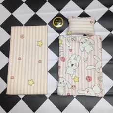 OB11 원목 싱글 벙커 침대 프레임 이층 침구 가구 인형집 미니어처 악세사리 소품, 침구세트B